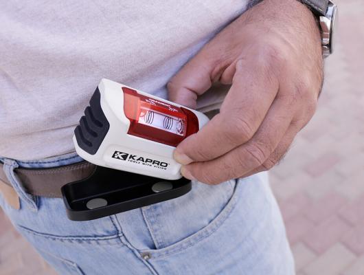 KAPRO SMARTY 946 Mini vaterpas 10 cm med OPTIVISION, magnet og bælteclips